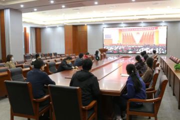 我院组织观看“庆祝中国共产主义青年团成立100周年大会”